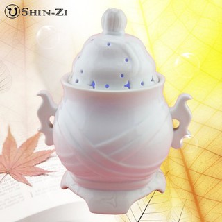 【香芝】陶瓷香爐造型噴霧器水氧機 七彩LED燈 氣氛營造 門市餐廳擺設 財源廣進霧化器加濕器 活氧震盪器 可搭配純精油