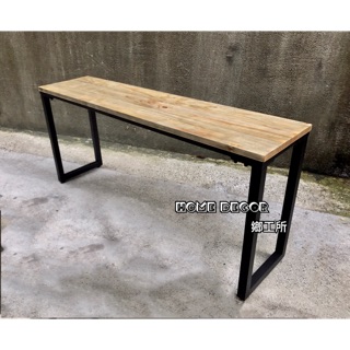 HomeDecor鄉工所 實木北歐長桌茶几展示陳列桌子架子櫃子餐桌吧檯桌實木木桌鐵桌咖啡桌美式鄉村復古loft工業風開店