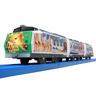 【HAHA小站】TP12578 麗嬰 PLARAIL 多美 鐵道王國 S-13 新旭山動物園車 AS (不含軌道) 火車