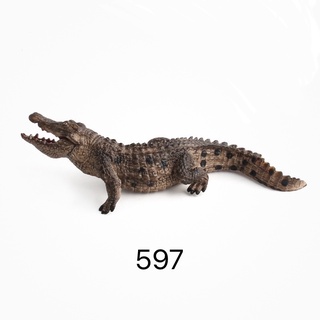 現貨 兒童 玩具 實心 模擬鱷魚 模型 爬行 動物玩具 模擬動物模型 鱷魚 動物模型 動物園
