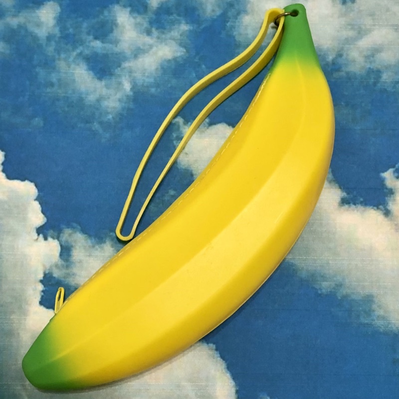 韓國愛寶樂園香蕉筆袋 韓國購回 🇰🇷 香蕉 韓國 愛寶樂園 筆袋 搞怪 食物 鉛筆盒 文創