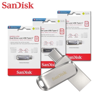 SanDisk 晟碟 32G 64G 128G Ultra Luxe USB Type-A & Type-C 雙用隨身碟