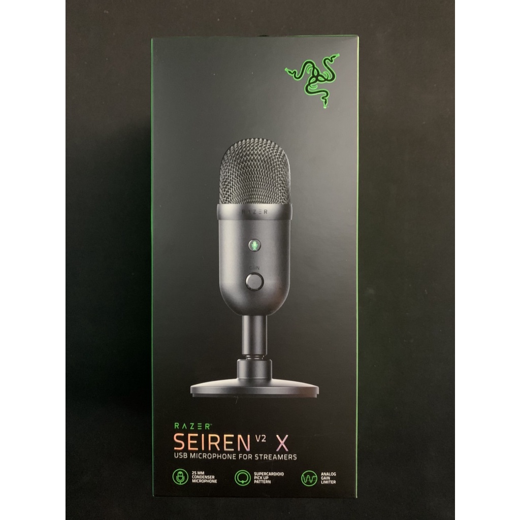 玩家殿堂 Razer Seiren V2 X 雷蛇魔音海妖v2 X 桌上型麥克風 蝦皮購物