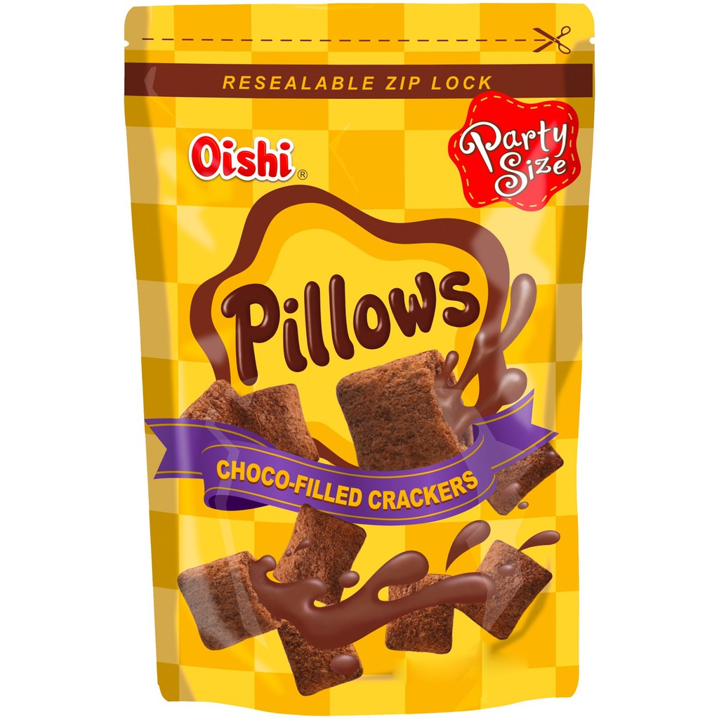 Oishi  巧克力枕頭造型餅乾