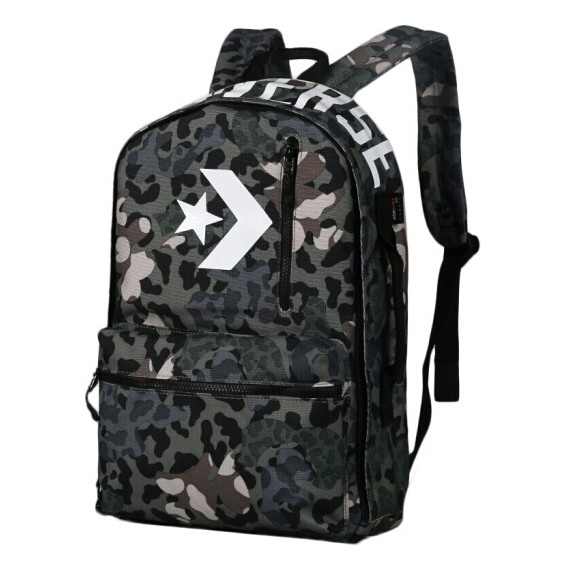 CONVERSE 背包 Street 22 Backpack 後背包 休閒後背包 星箭 迷彩綠 10007025-A01