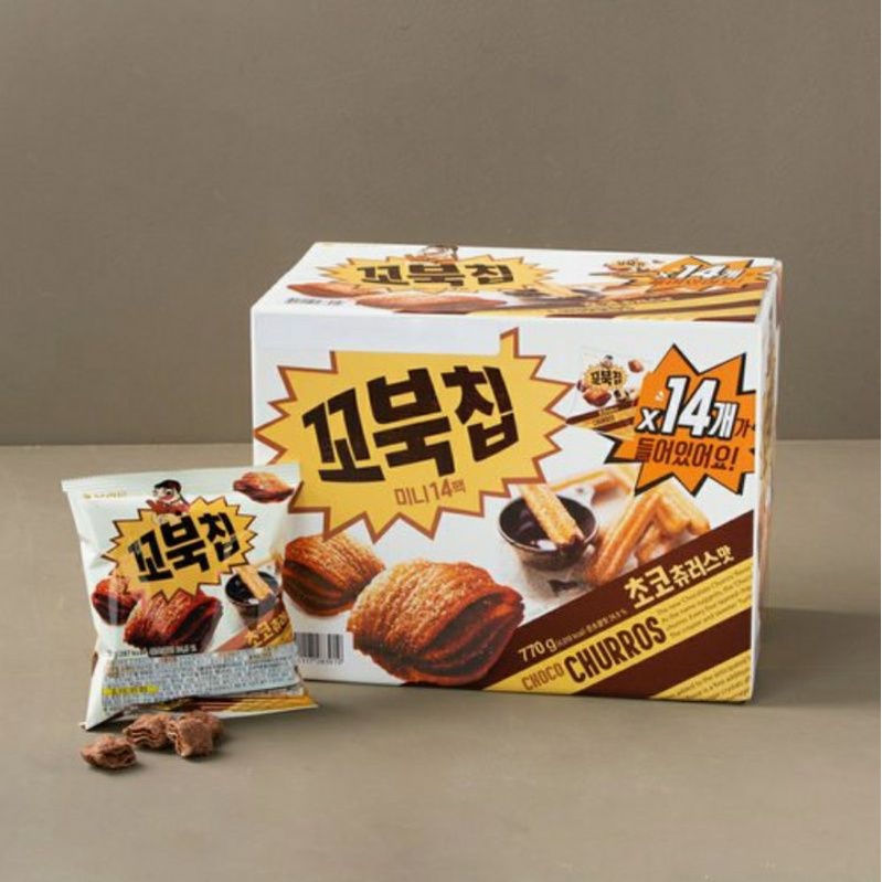 韓國-烏龜餅乾巧克力口味(14入)