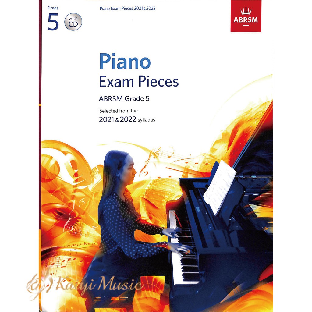【凱翊︱ABRSM】英國皇家 鋼琴鋼琴指定考曲2021 第五級樂譜