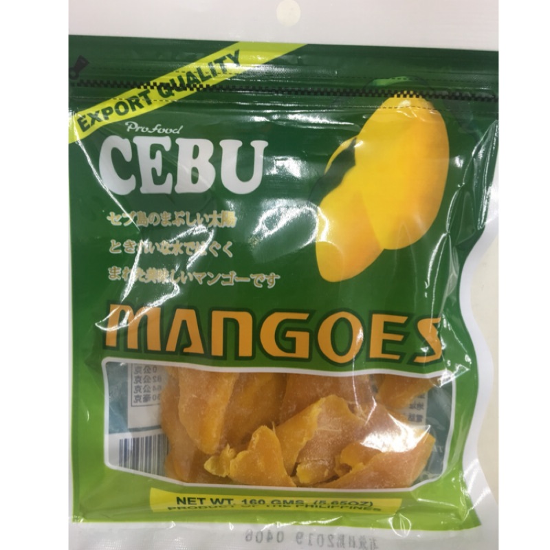 菲律賓宿務芒果乾（160g)