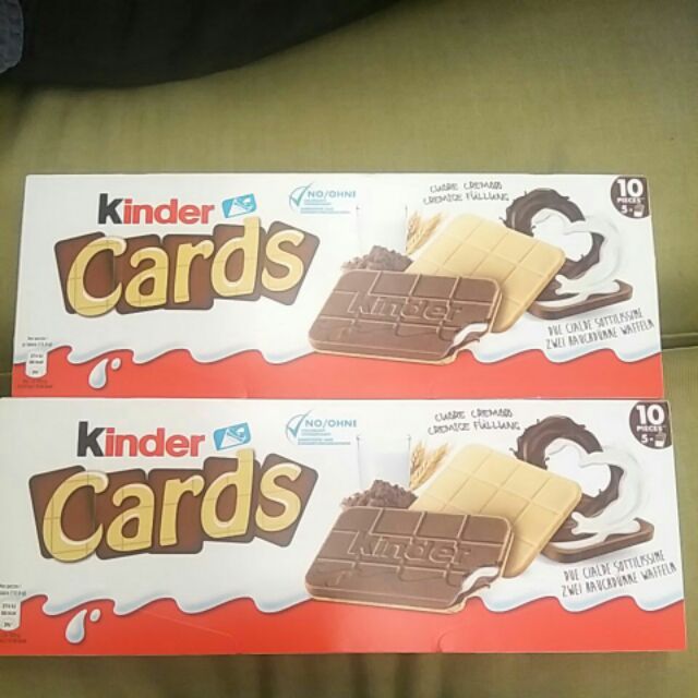 Kinder Cards 健達 巧克力牛奶夾心威化餅