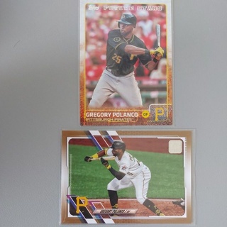 2015&2021 MLB Topps Gregory Polanco 海盜隊 限量卡 球員卡