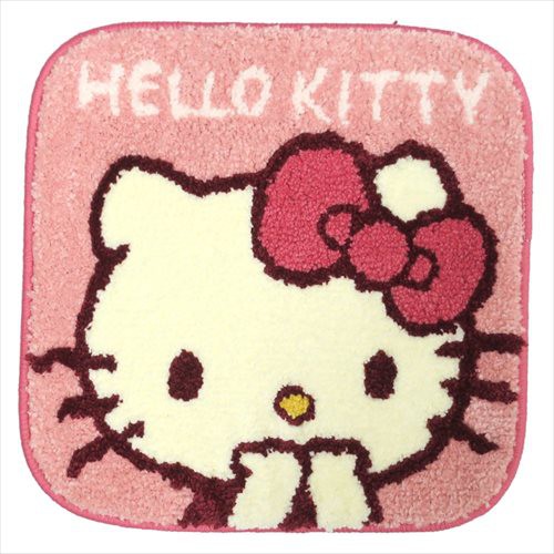 日貨 Hello Kitty 椅子坐墊 墊子 刺繡 裝飾墊 椅墊 凱蒂貓 三麗鷗 KT 正版 J00015141