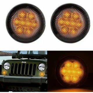 用於 JEEP RUCIN PREMIUM 的帶轉向燈的 LED 前格柵燈