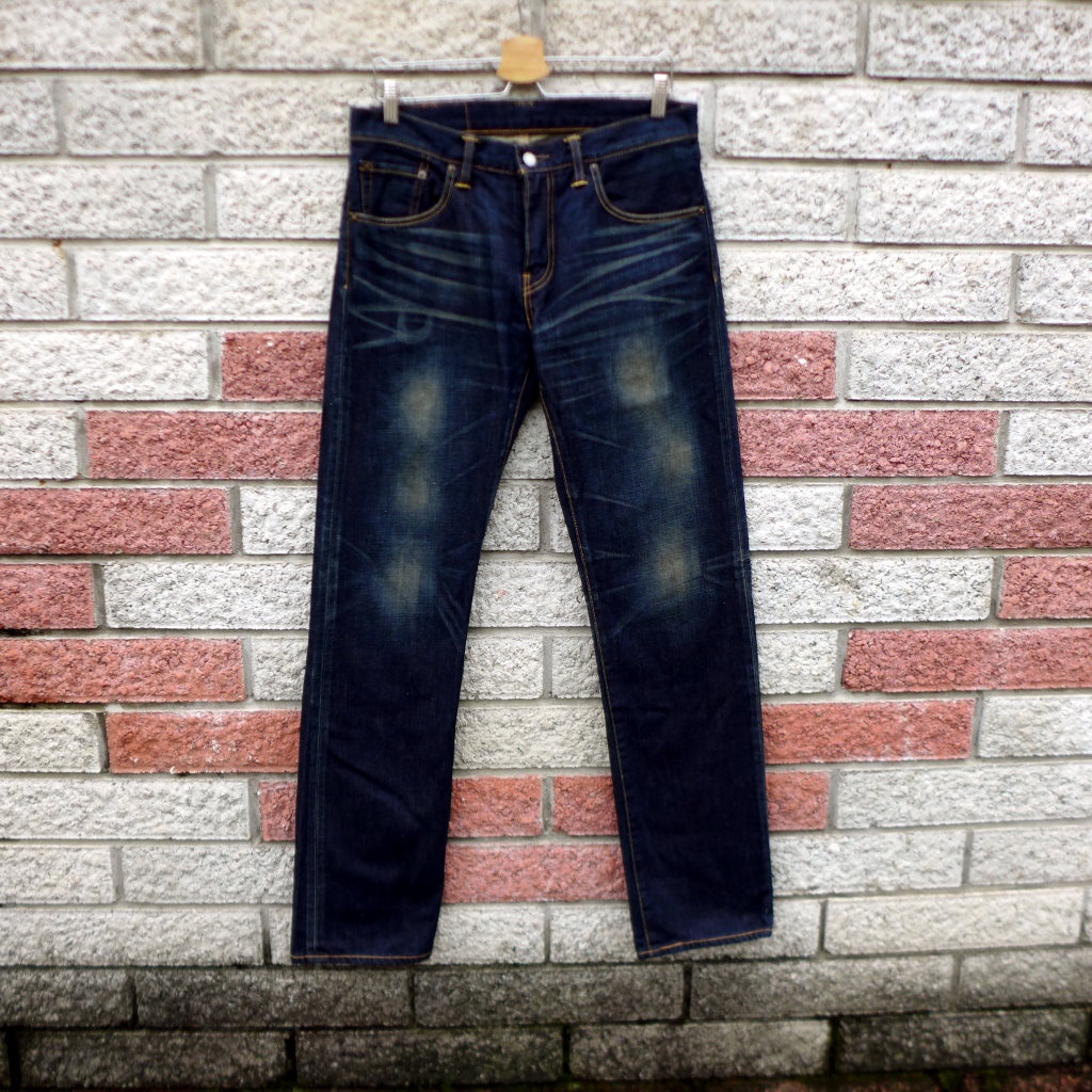levis 502 二手牛仔褲-正品  日本製-(levis 00502-0217)-W32 L34