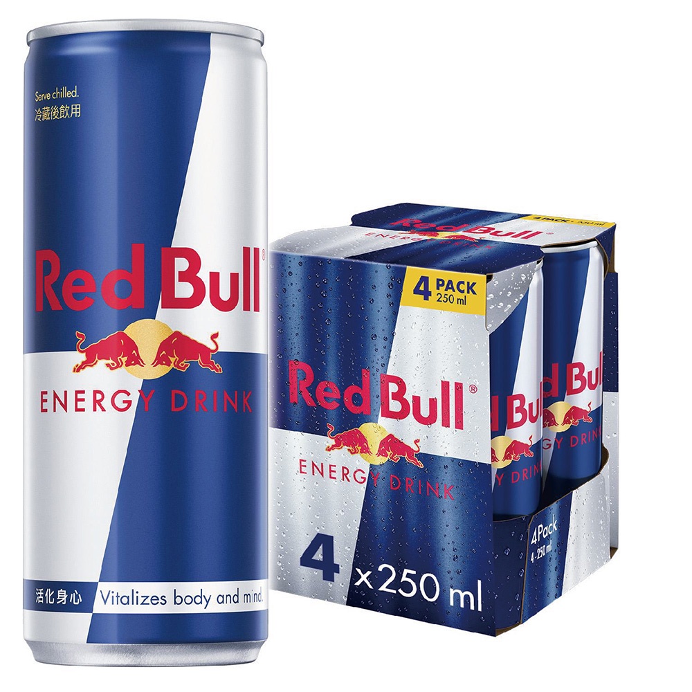 Red Bull 紅牛能量飲料 250ml 4入組_官方直營店