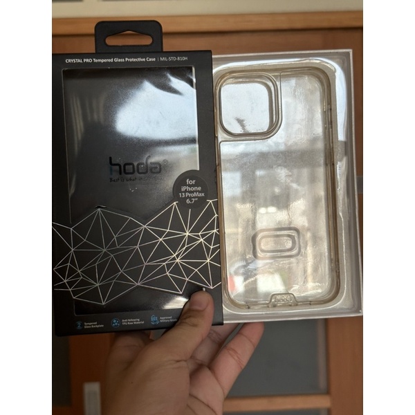 Hoda iPhone 13 Pro Max 晶石透明保護殼