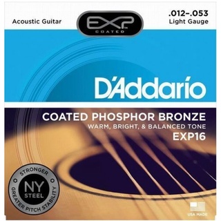 【金聲樂器】全新 Daddario 木吉他弦 EXP16 磷青銅弦 12-53