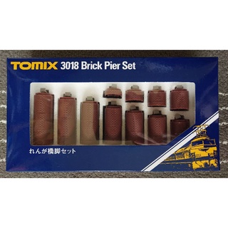 TOMIX 3018 磚頭橋墩組 N規鐵道建築場景橋腳模型