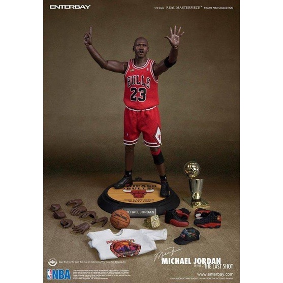 ENTERBAY NBA系列 公牛隊 最後一投 Michael Jordan 麥可 喬丹 籃球之神 last shot