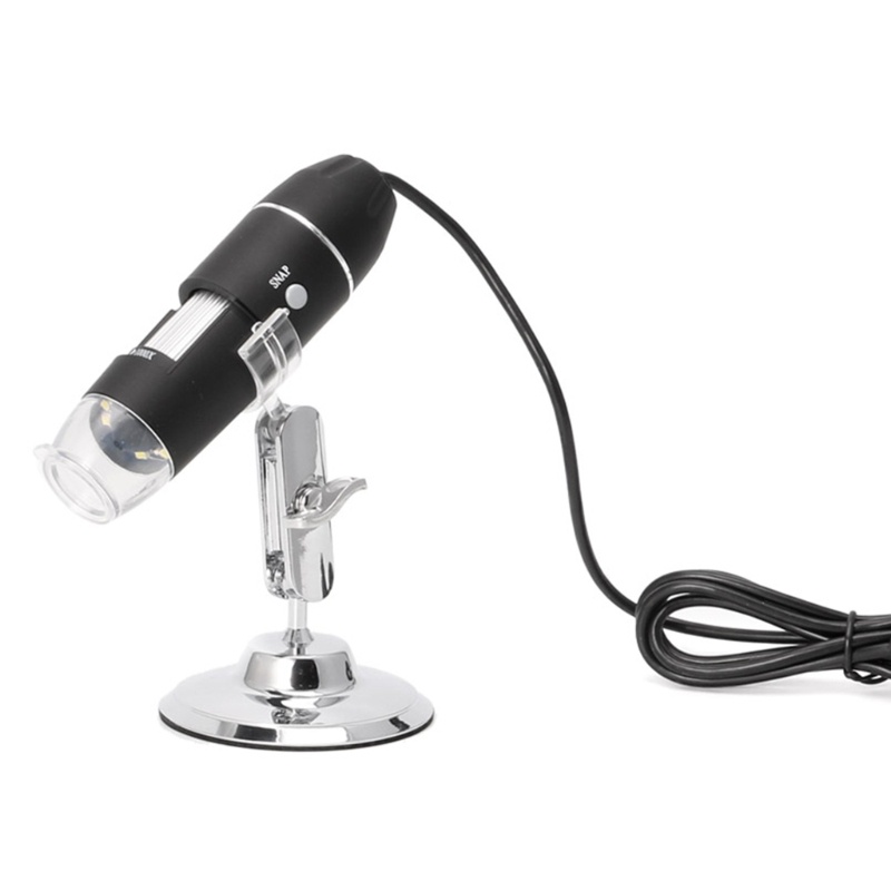 Wer 專業數碼顯微鏡 1600X 帶 8 個 LED 燈 USB 數碼顯微鏡內窺鏡相機放大鏡變焦支架