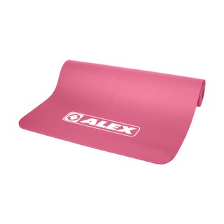 ALEX 專業瑜珈墊(台灣製 有氧 塑身 地墊 止滑墊 附收納袋 SGS認證 紅白