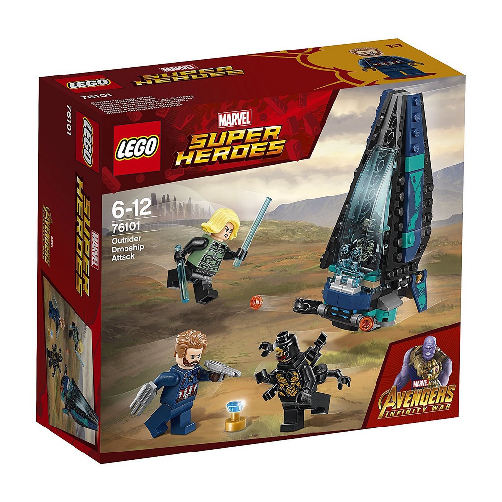 ［想樂］全新 樂高 Lego 76101 超級英雄 Super Heroes 復仇者聯盟3 無限之戰 美國隊長(盒損)