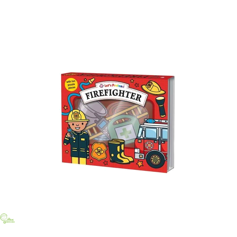 Lets Pretend: Firefighter Set我們是消防員（厚頁操作遊戲書）（外文書）