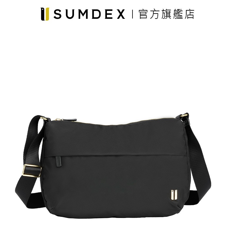 Sumdex｜中型流線側肩包 NOD-703BK 黑色 官方旗艦店