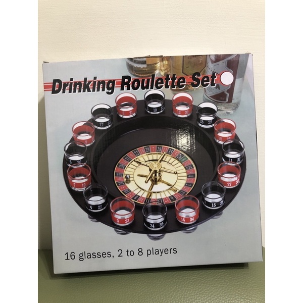 俄羅斯轉盤酒具Drinking Roulette Set 輪盤轉轉樂 全新