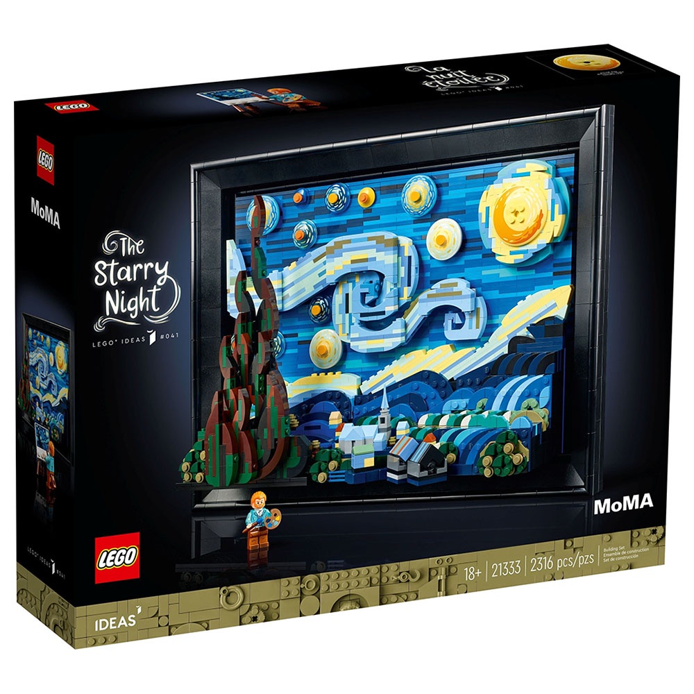 LEGO樂高 LT21333 IDEAS系列  Vincent van Gogh 文森梵谷星夜