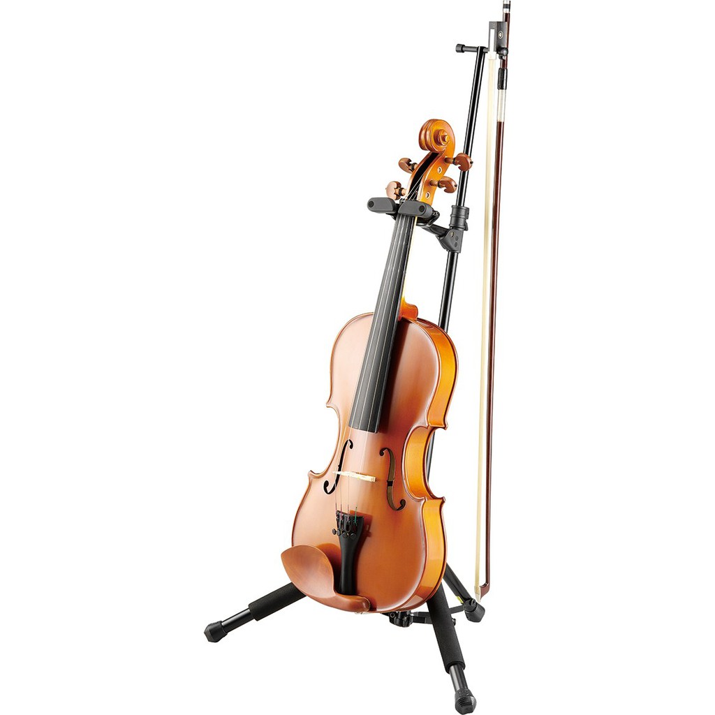 【傑夫樂器行】海克力斯 HERCULES  DS571BB 超高級小提琴 小提琴架 中提琴架不傷琴專利設計  附提袋