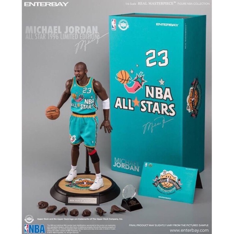 出清特價✔️ ENTERBAY NBA ALL STARS 全明星賽 Jordan 喬丹 23 人型公仔 限量3000組