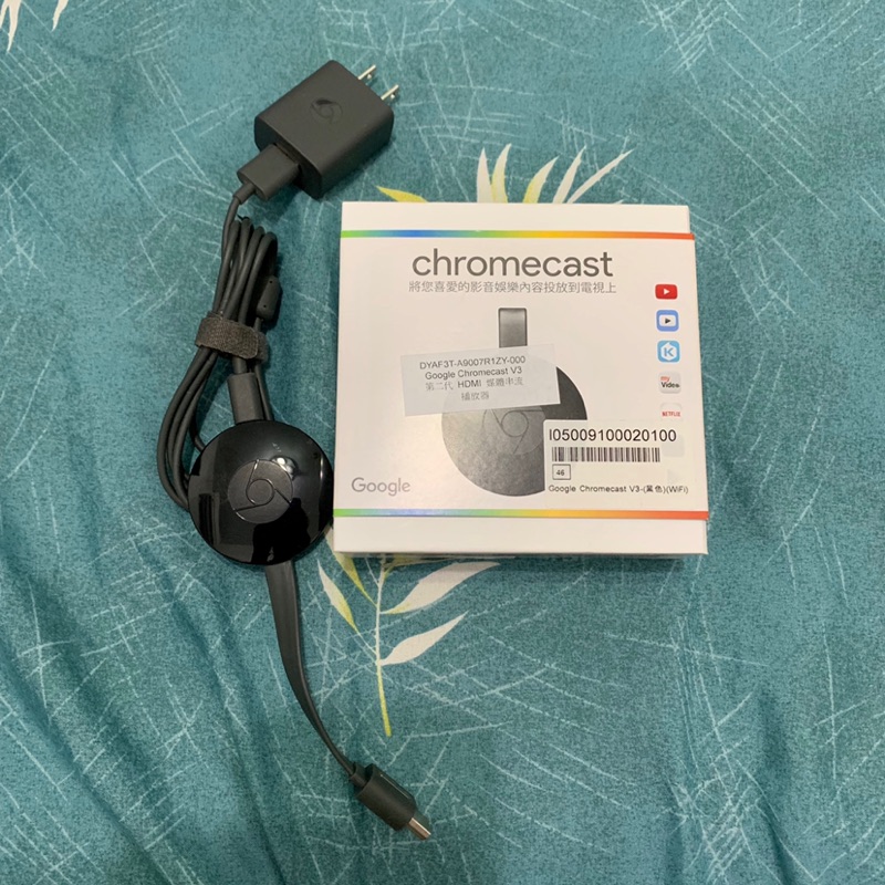 Google Chromecast V3 第二代 HDMI 媒體串流播放器