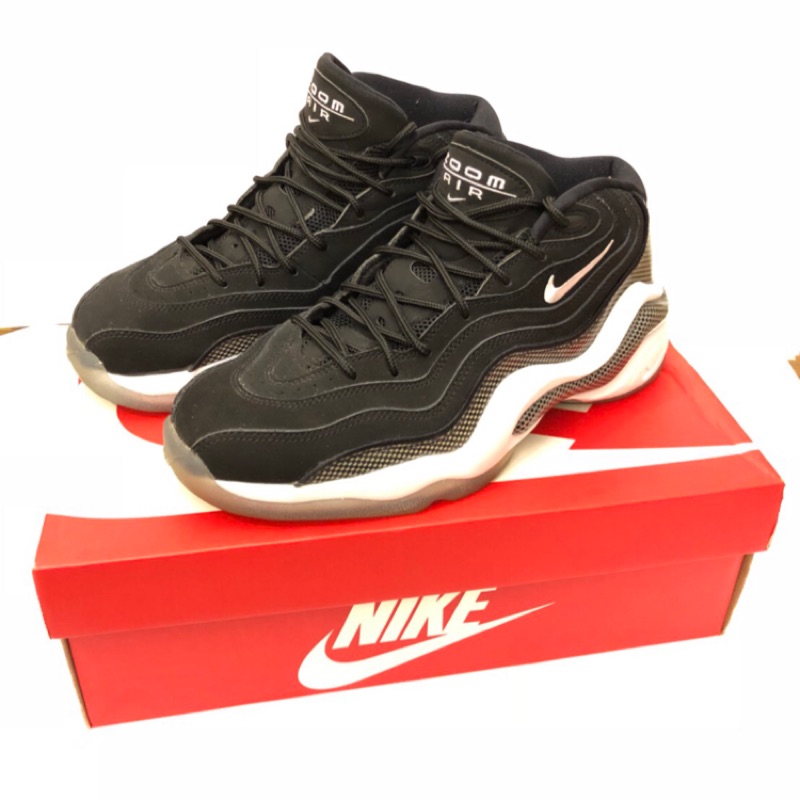 Nike Air Zoom Flight 96 稀有男女尺寸US8 Penny Hardaway 黑白 Carbon