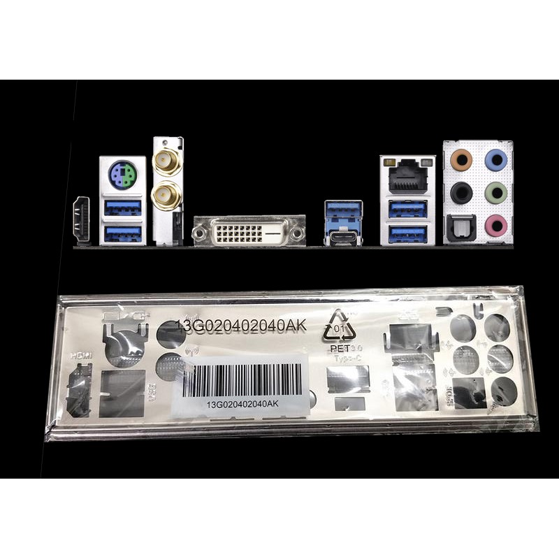 ASRock 華擎 Z270 Killer SLI AC、Z370 Killer SLI AC 全新原裝 後檔板 後檔片 蝦皮購物