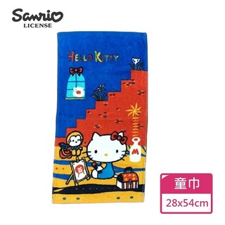 【Sanrio三麗鷗】凱蒂貓非日常童巾 100%棉 28x54cm