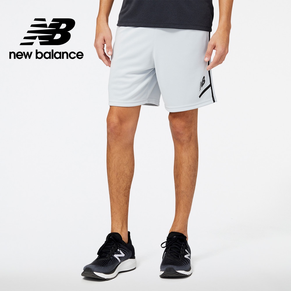 【New Balance】 NB Dry吸濕排汗短褲_男性_灰色_AMS23127LAN