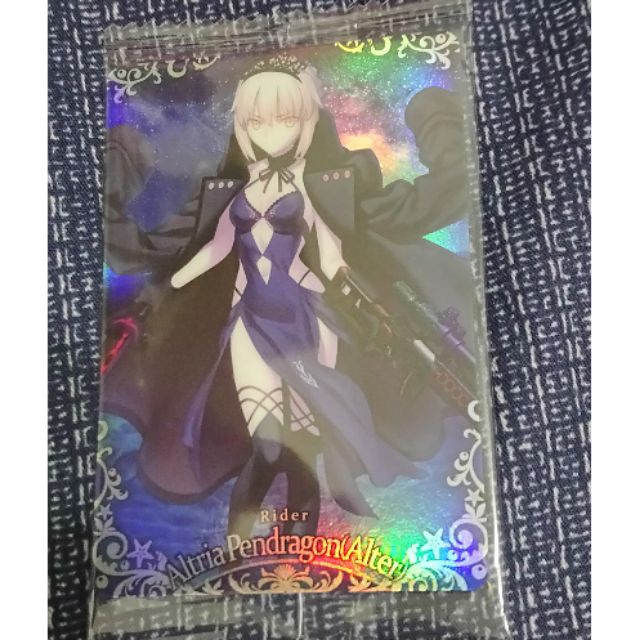 復刻泳裝黑騎傻fate Grand Order Fgo 食玩威化餅威化餅卡復刻n R Sr Ssr 蝦皮購物