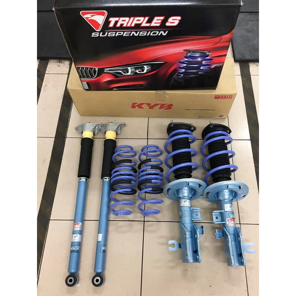 【優質輪胎】全新原裝KYB 藍筒避震器+TS彈簧+總成件(MAZDA CX-3 2016 2WD汽油款)三重區