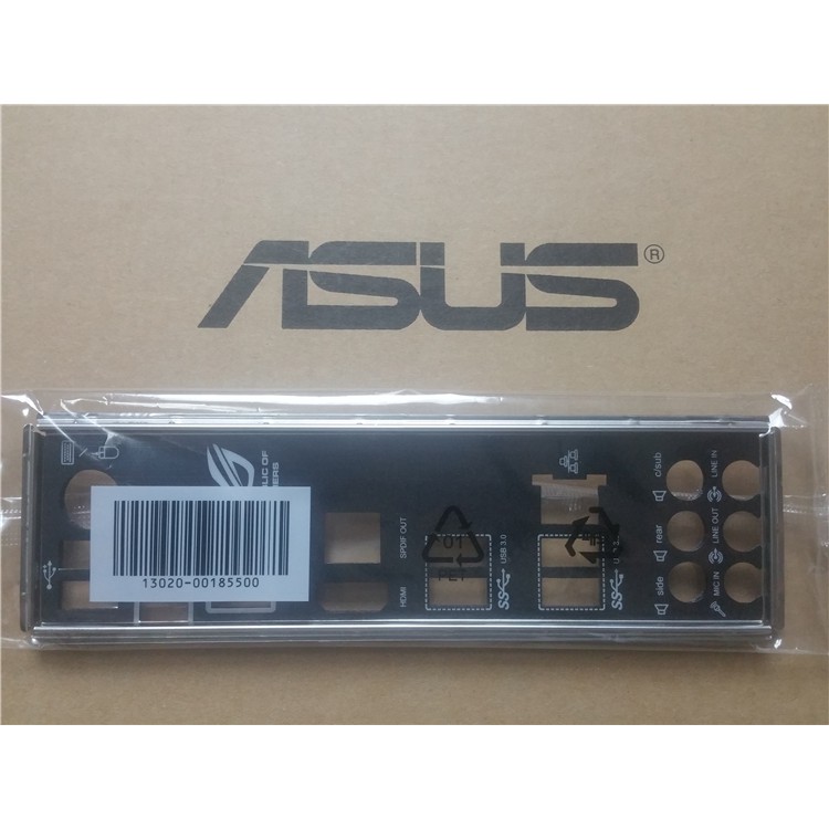 ASUS 華碩 MAXIMUS VI HERO M6H Z87 全新彩色原裝 加厚海綿 抗輻射 後檔板 後檔片