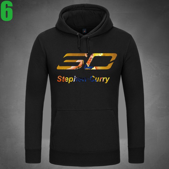【史蒂芬·柯瑞 Stephen Curry】連帽厚絨長袖NBA籃球運動球員T恤 新款上市購買多件多優惠!【賣場二】
