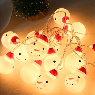 聖誕節 聖誕老人雪人 LED燈串 氣氛燈 室內裝飾 聖誕 耶誕節 聖誕樹 燈飾 燈串【RXM0366】《Jami》