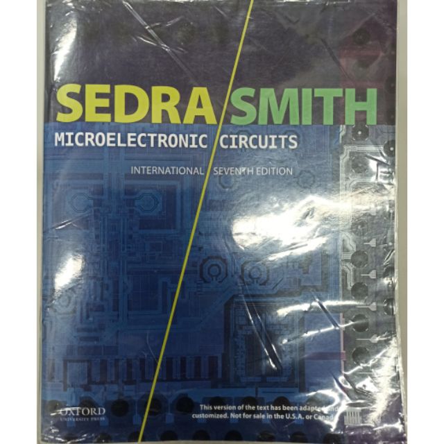 電子學 microelectronic circuits sedra smith 電機系 機械系  參考書 必修