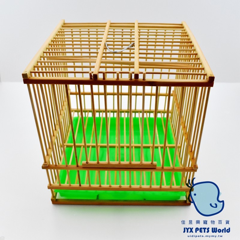 方型竹鳥籠-中│佳昱興寵物百貨│觀賞鳥、野鳥用│鳥籠│竹籠