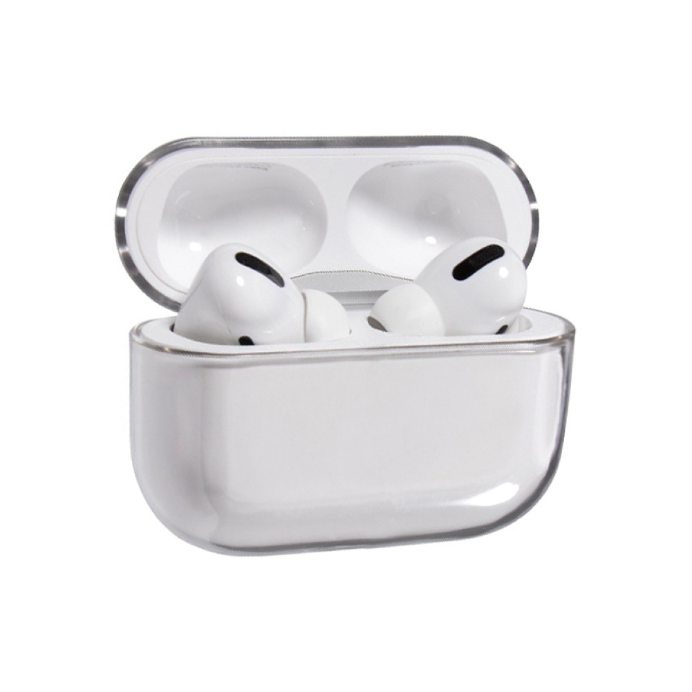 新品促銷 Airpods Pro保护套适用苹果airpods3代透明耳机套光面素材pc硬壳 蝦皮購物