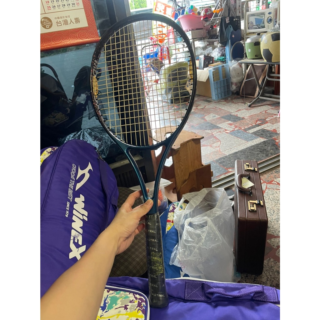 【吉兒二手商店】POWERSTICK 網球拍 SL3 4 3/8 SL 附網球拍袋