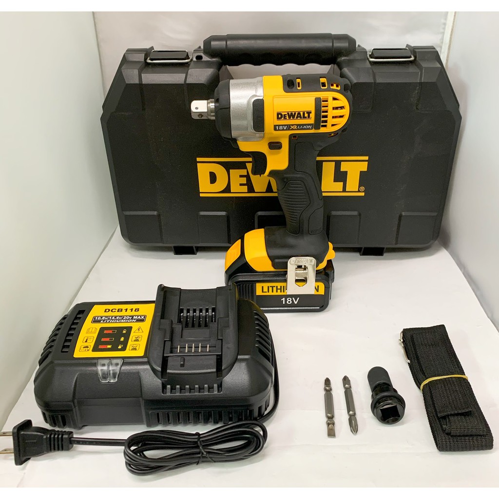 鋰電有刷扳手 得偉 DEWALT DCF880M2 18V(20) 組合搭配/充電式衝擊電動扳手/可拆汽車輪胎/機車傳動
