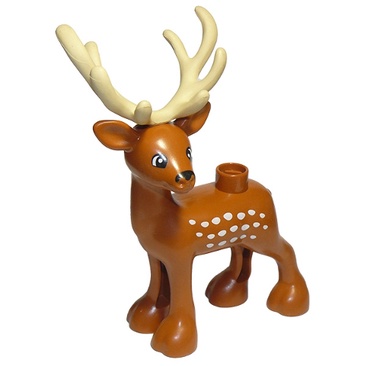 【台中翔智積木】LEGO 樂高 DUPLO 得寶 動物補充 10975  Deer Buck 大 梅花鹿
