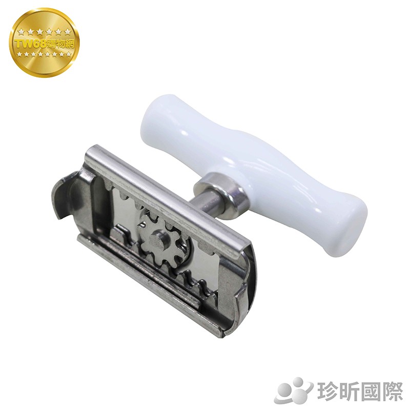 不鏽鋼省力開瓶器 長約9cmx寬約4cmx高約6.8cm 廚房工具 開罐器 開瓶器 開罐頭【TW68】