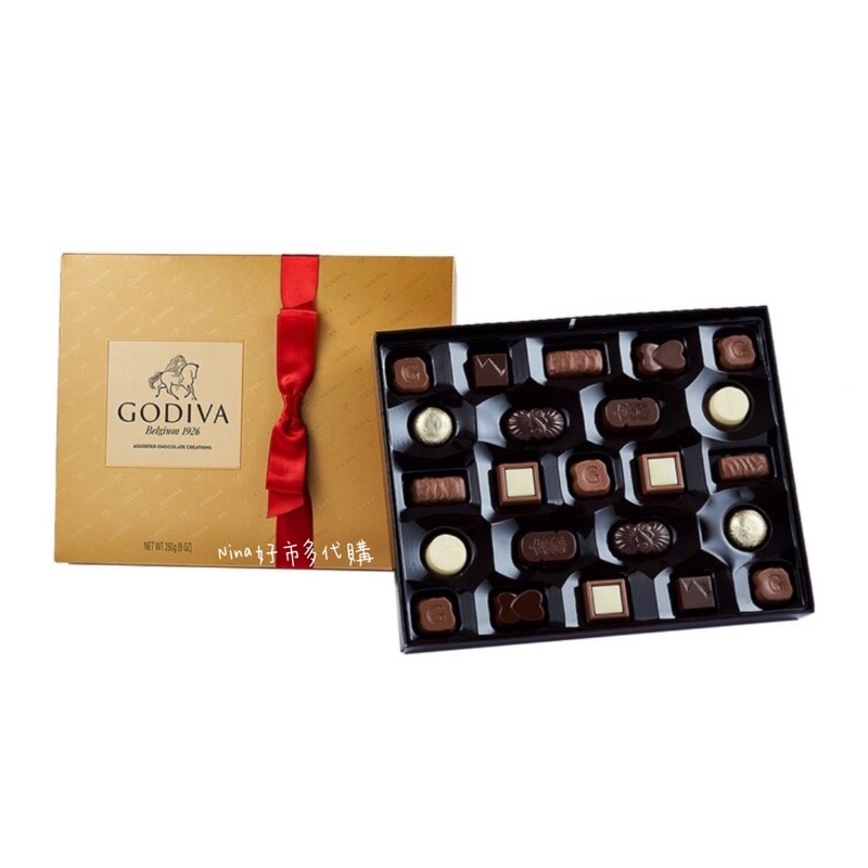 現貨·GODIVA 巧克力禮盒 歌帝梵巧克力金裝禮盒 金裝巧克力禮盒 金裝禮盒  限量款（27入） Costco 好市多