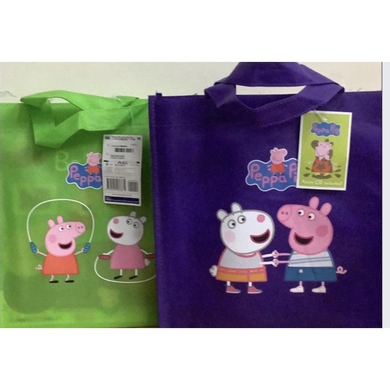 Peppa Pig  (+CD/10冊合售) 佩佩豬 英文 美語 童書 兒童 繪本  紫袋 綠袋